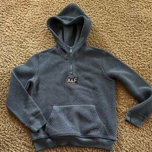 abercrombie kids Charcoal Sherpa Pullover
